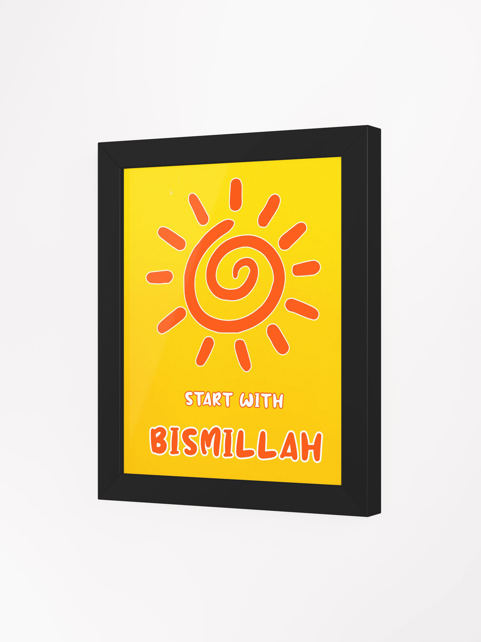 Start with Bismillah Kids Wall Art product image (2)