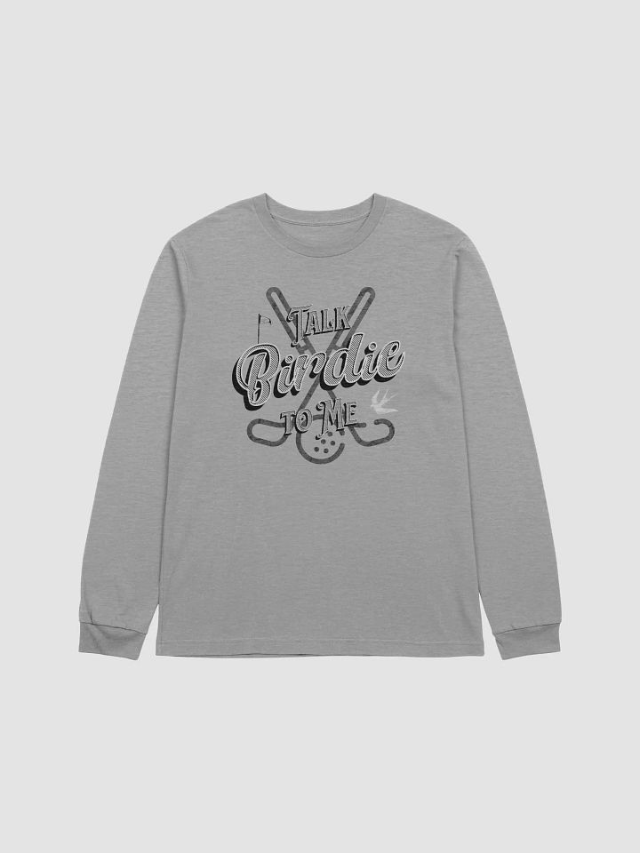 Talk Birdie to Me witty golf long-sleeve t-shirt product image (1)