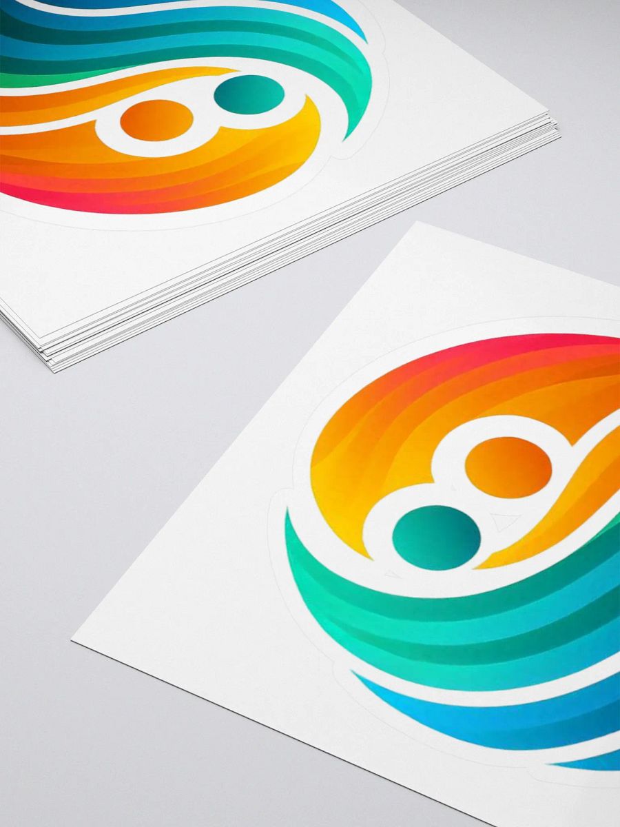 Harmony Swirls Kiss Cut Stickers product image (4)
