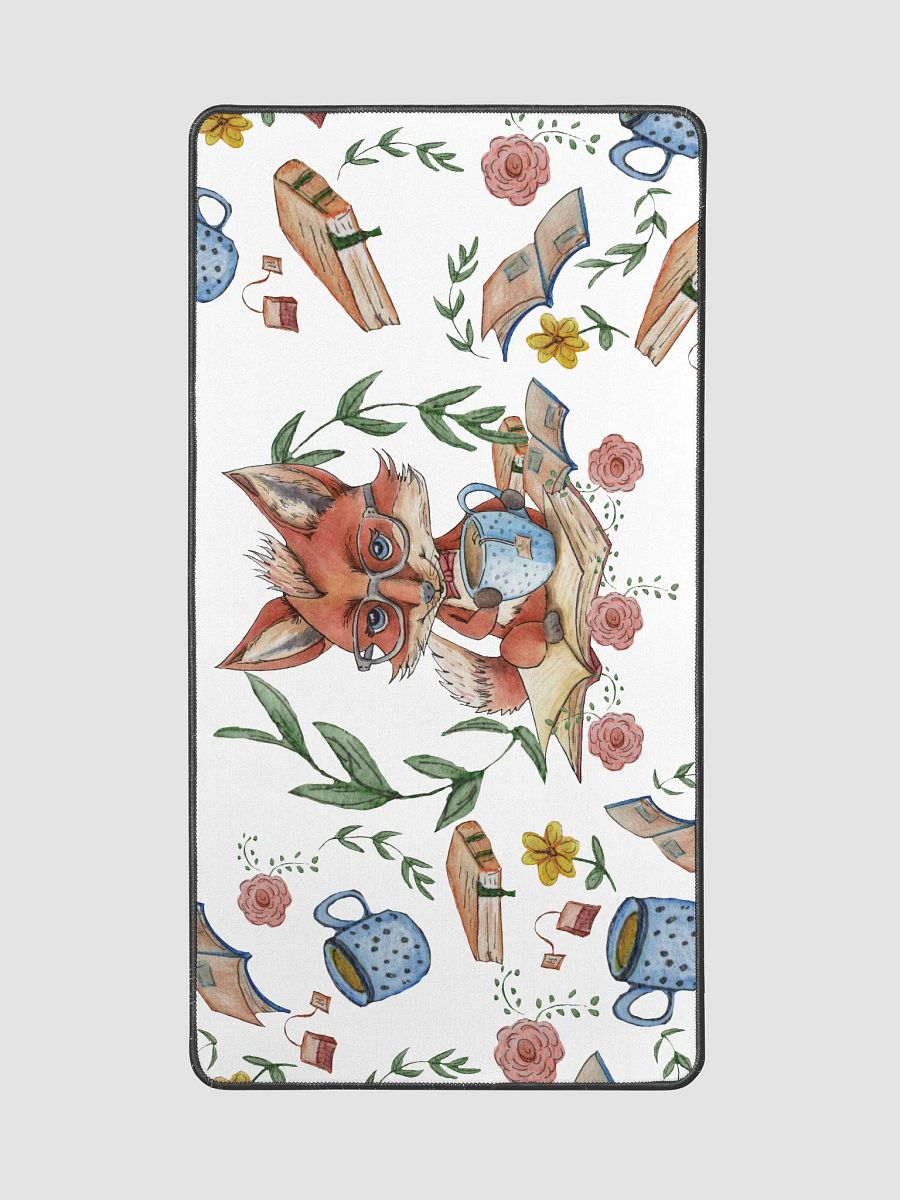 Tea Time Fox Desk Mat product image (2)