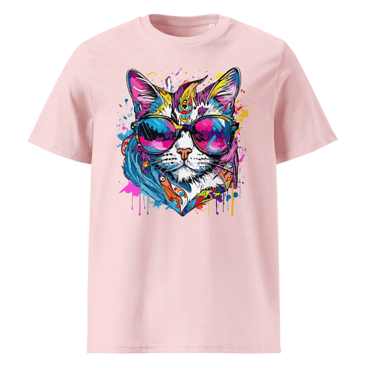 Colorsplash Hippie Katze 3 , Shirt product image (5)