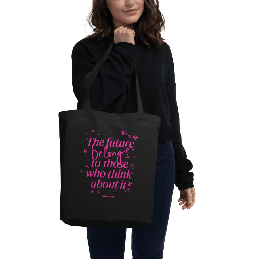 Future Tote Bag - Black & Pink product image (3)