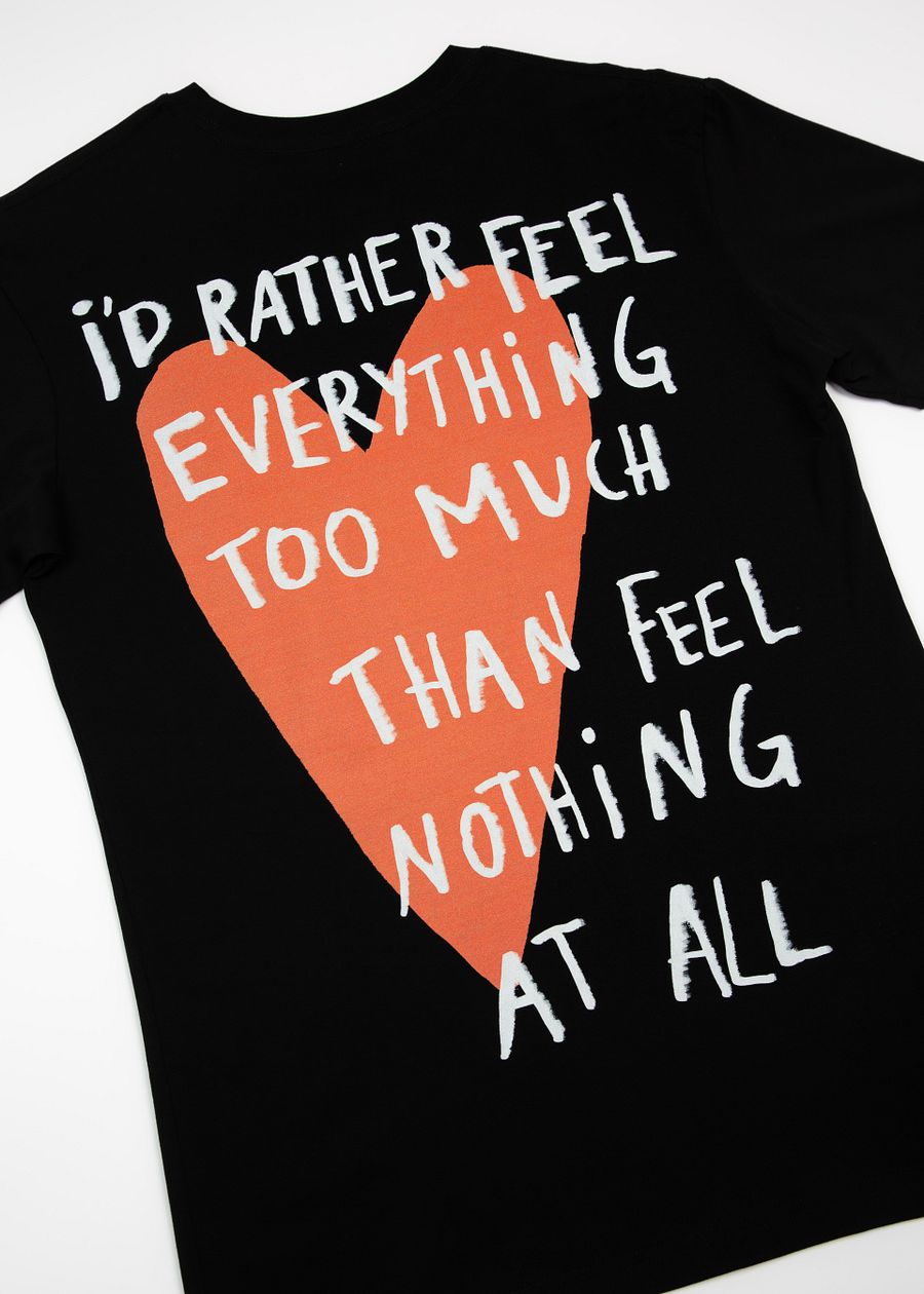 Feel Everything Black Tee product image (7)