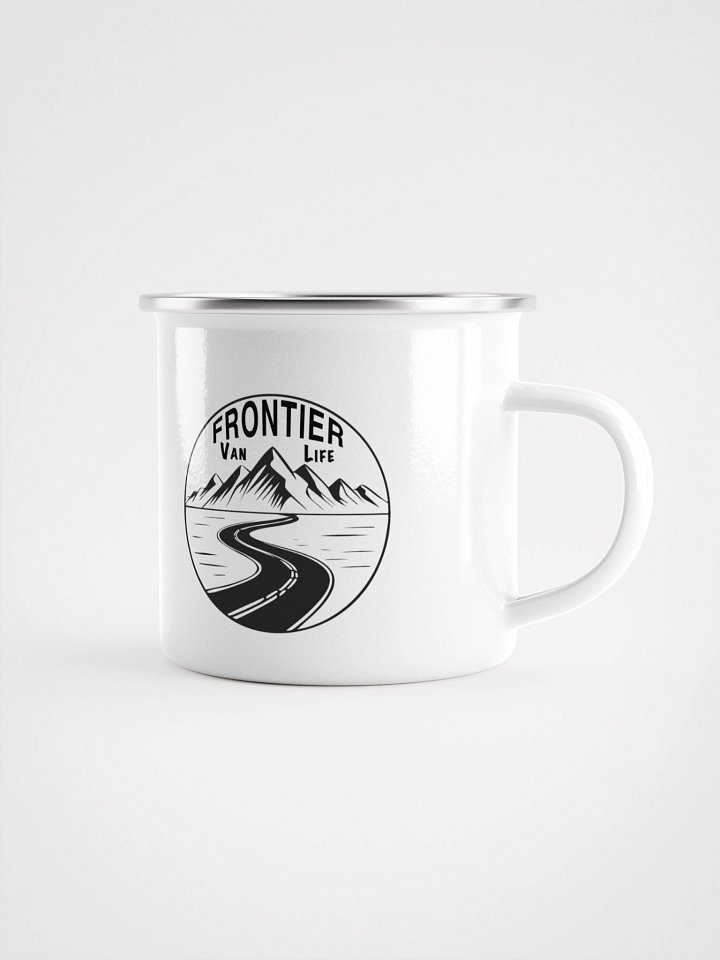 Frontier Van Life Enamel Mug product image (1)