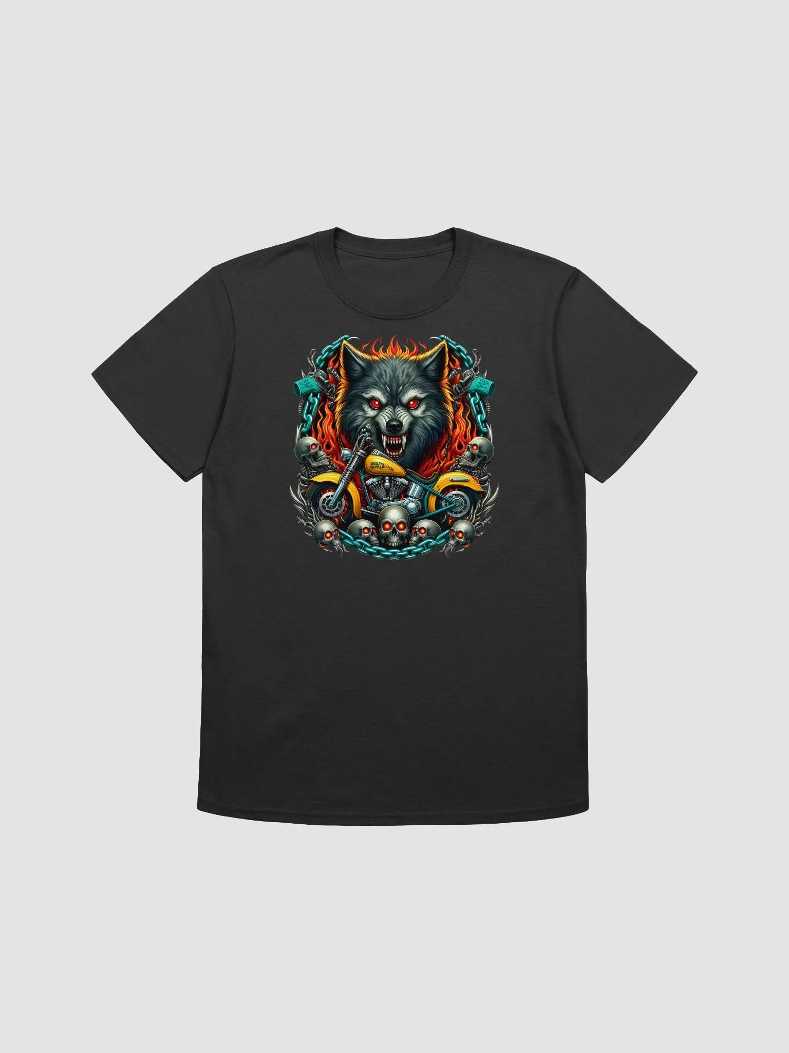 Harley-Davidson Wolf Flames T-Shirt #12 product image (1)