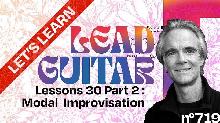 Let's Learn Lead Guitar Lesson 30 Part 2 : TAB + Chords + Backing Track product image (1)