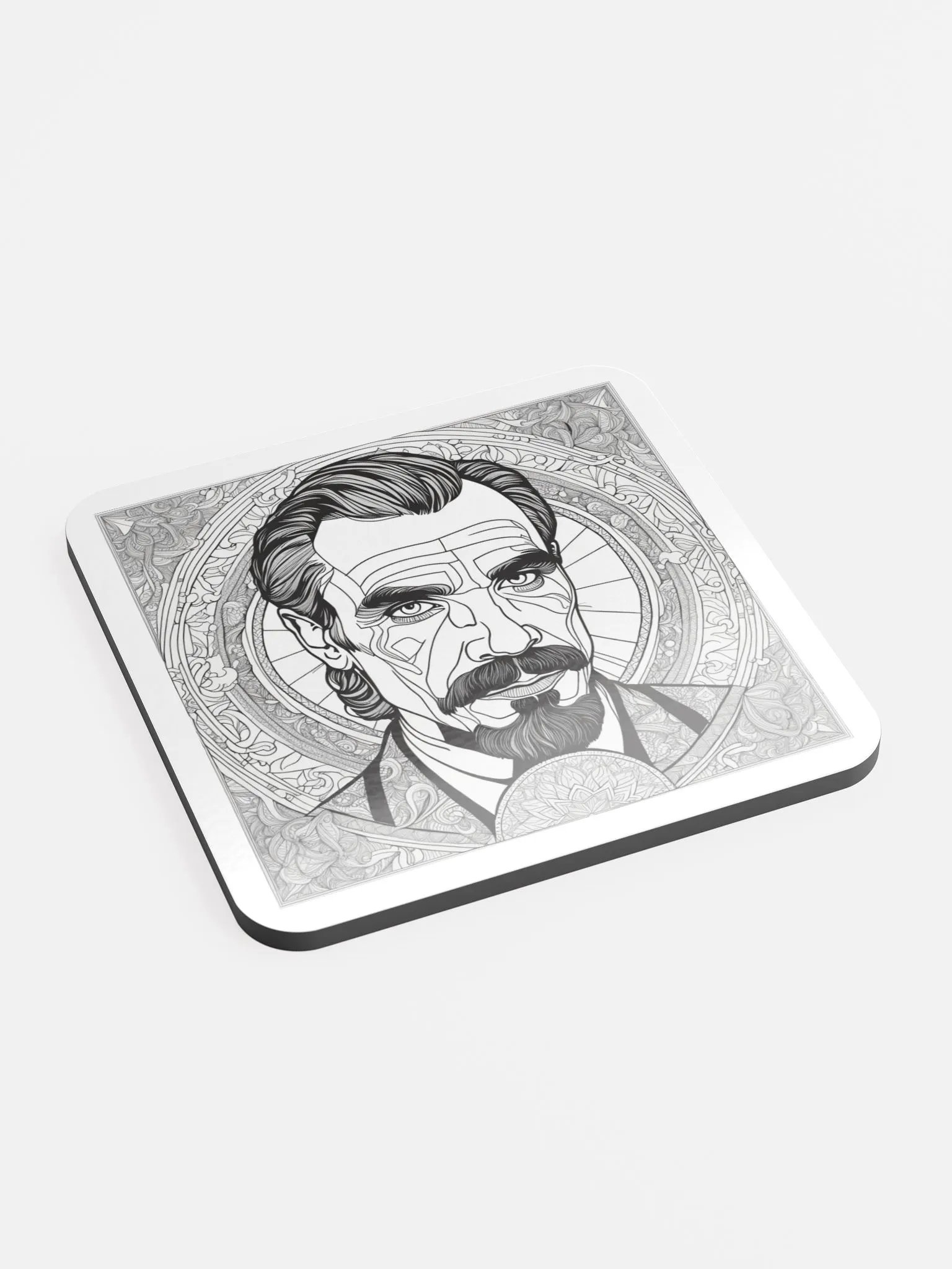 Intricate Line Art Coaster Set product image (2)