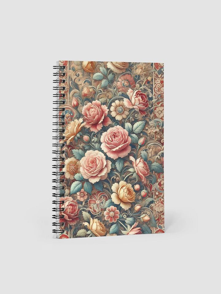Royal Floral Spiral Notebook product image (1)