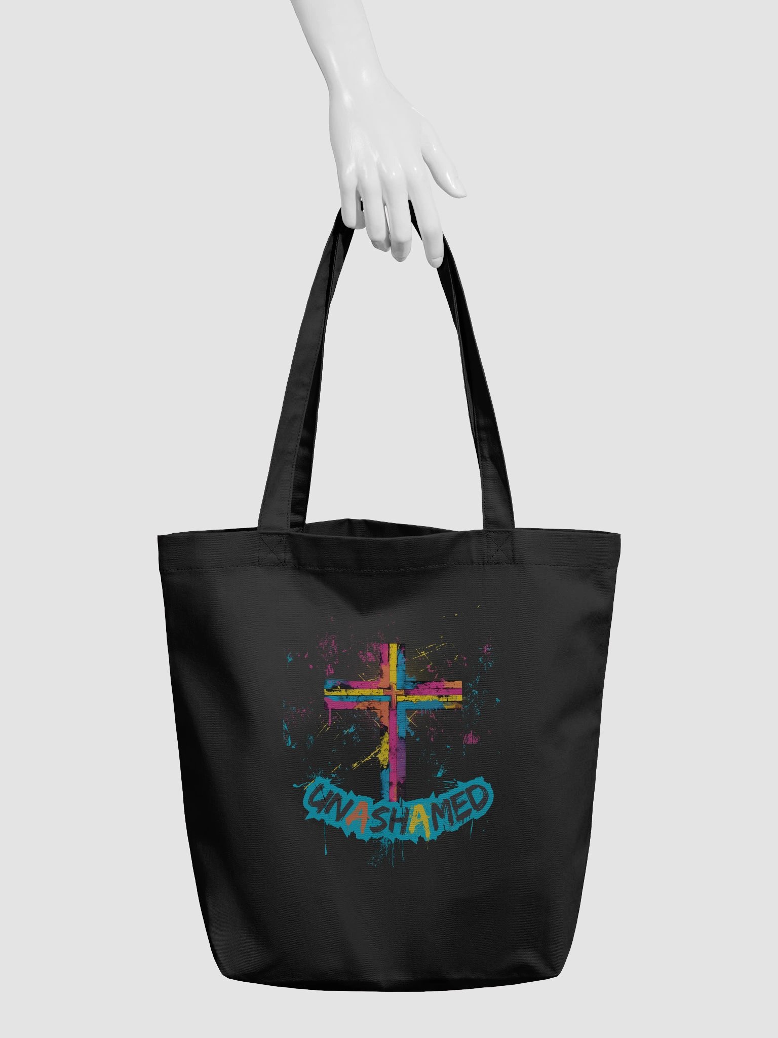 Unashamed Ro 1:16 Cross Tote Bag - Econscious product image (6)