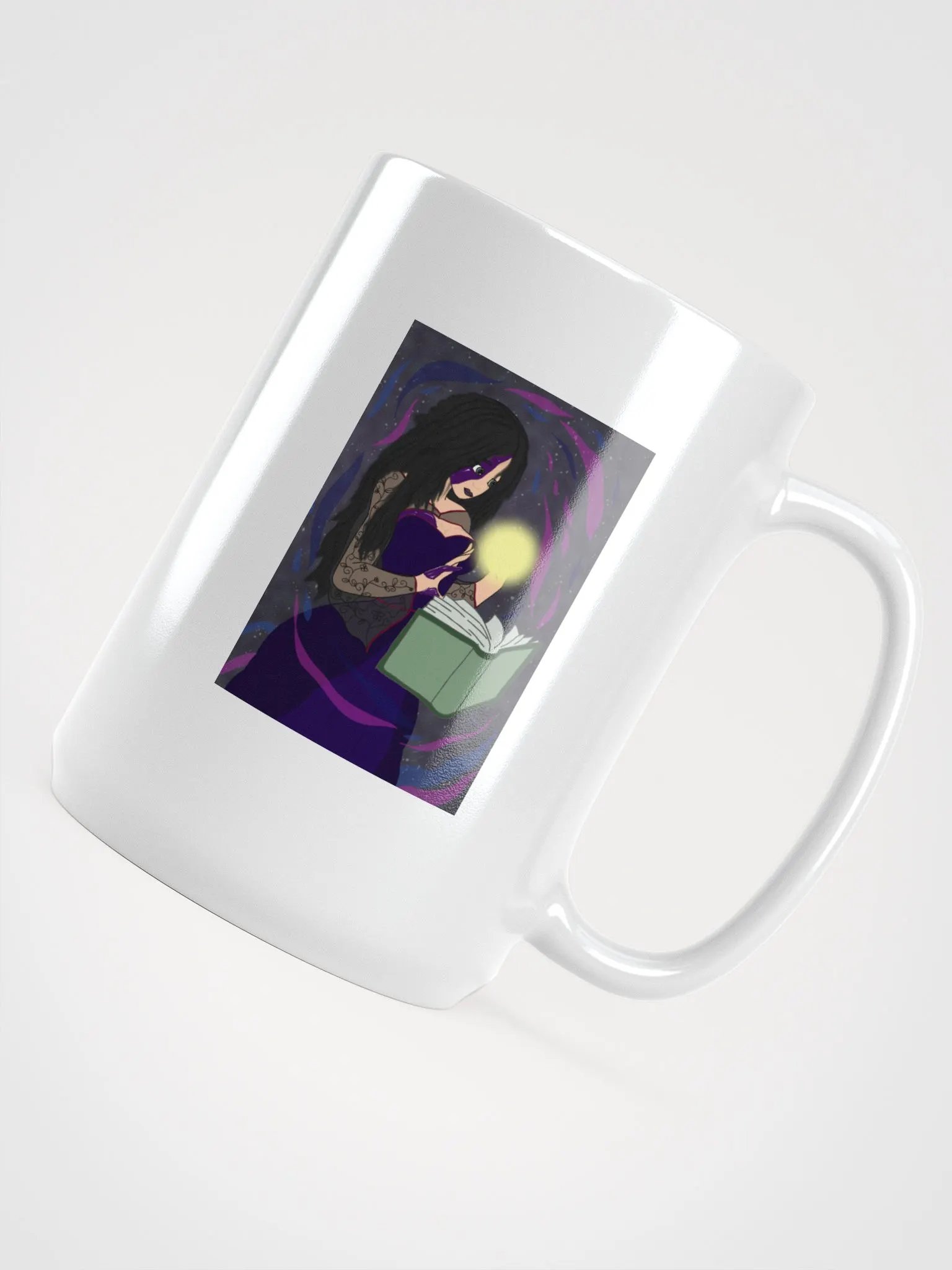 Enchanted Reading - White Glossy Mug product image (4)