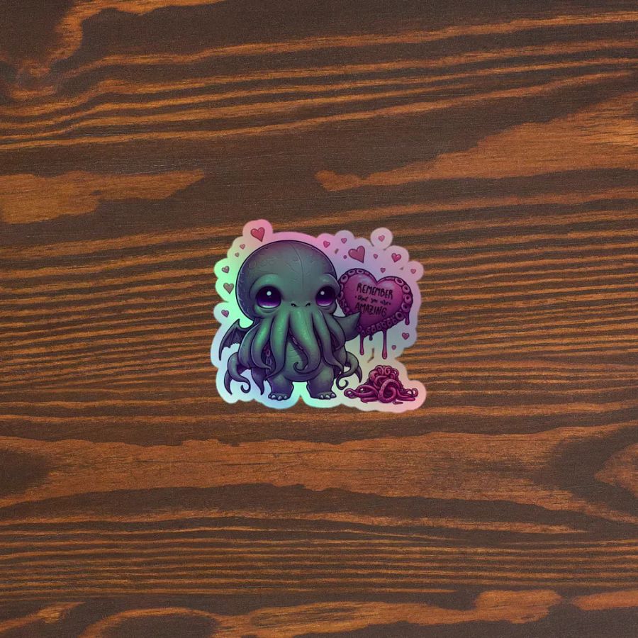 Remember Cthulhu Holographic Sticker product image (5)