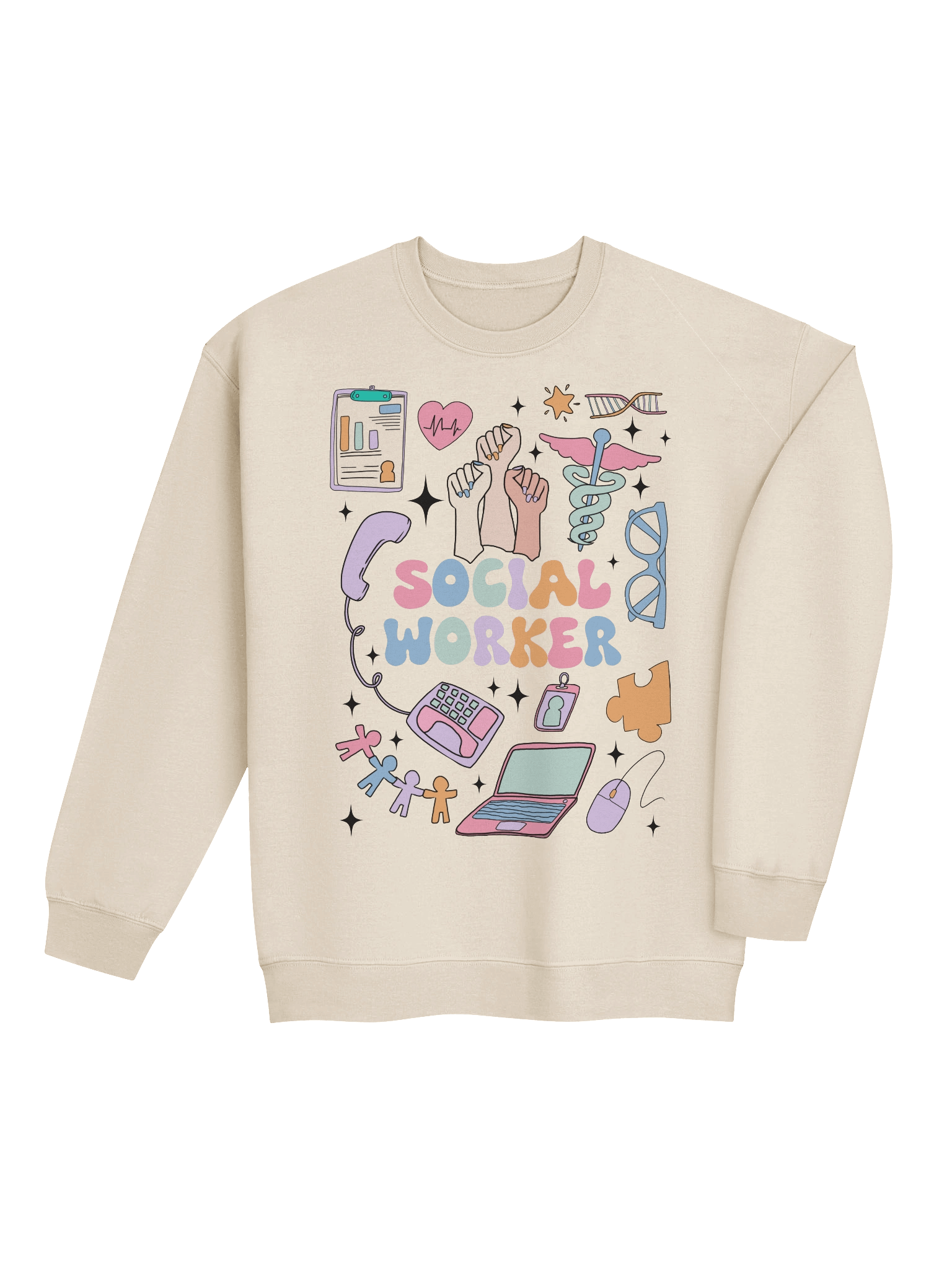 'Can't Talk, Doing Social Worker Stuff' Sweatshirt product image (32)
