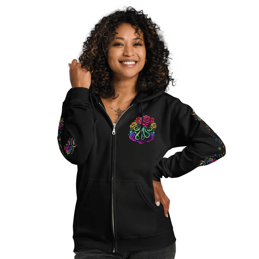 PRIDE Cthulhu Royalty Hoodie Zip-Up (Lots of Colors!) (Up to 5xl!) product image (10)