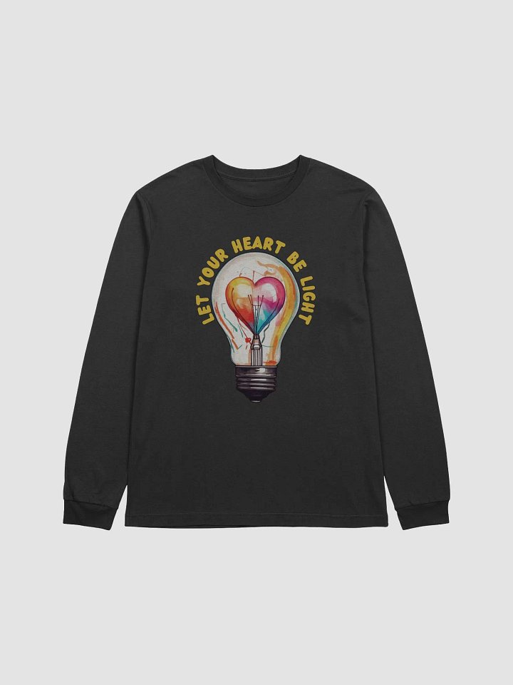 Reflective Bulbs Graphic | Long Sleeve T Shirt | Let Your Heart Be Light product image (1)