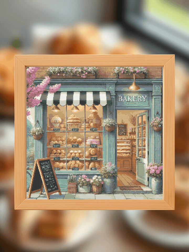 Bakery Store Cross Stitch Pattern product image (1)