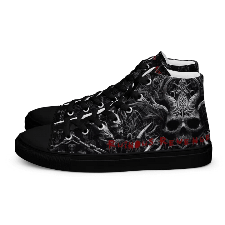 Ruinous revenge ETHEREAL DARKNESS edition woman's high top canvas shoes product image (1)