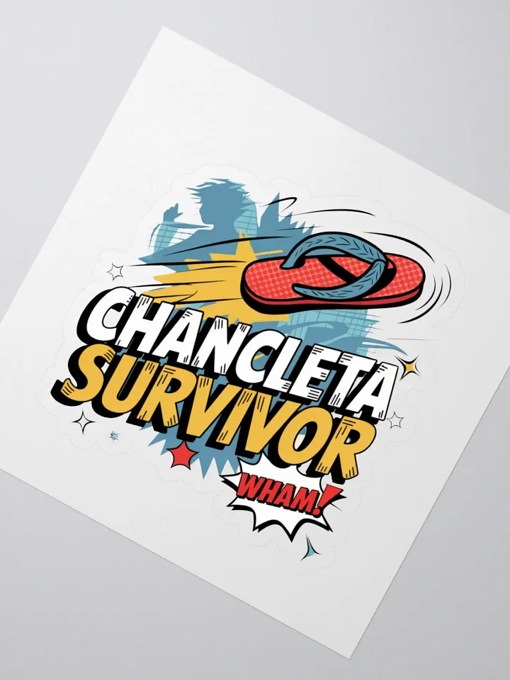 Wham! Chancleta Survivor Sticker product image (2)