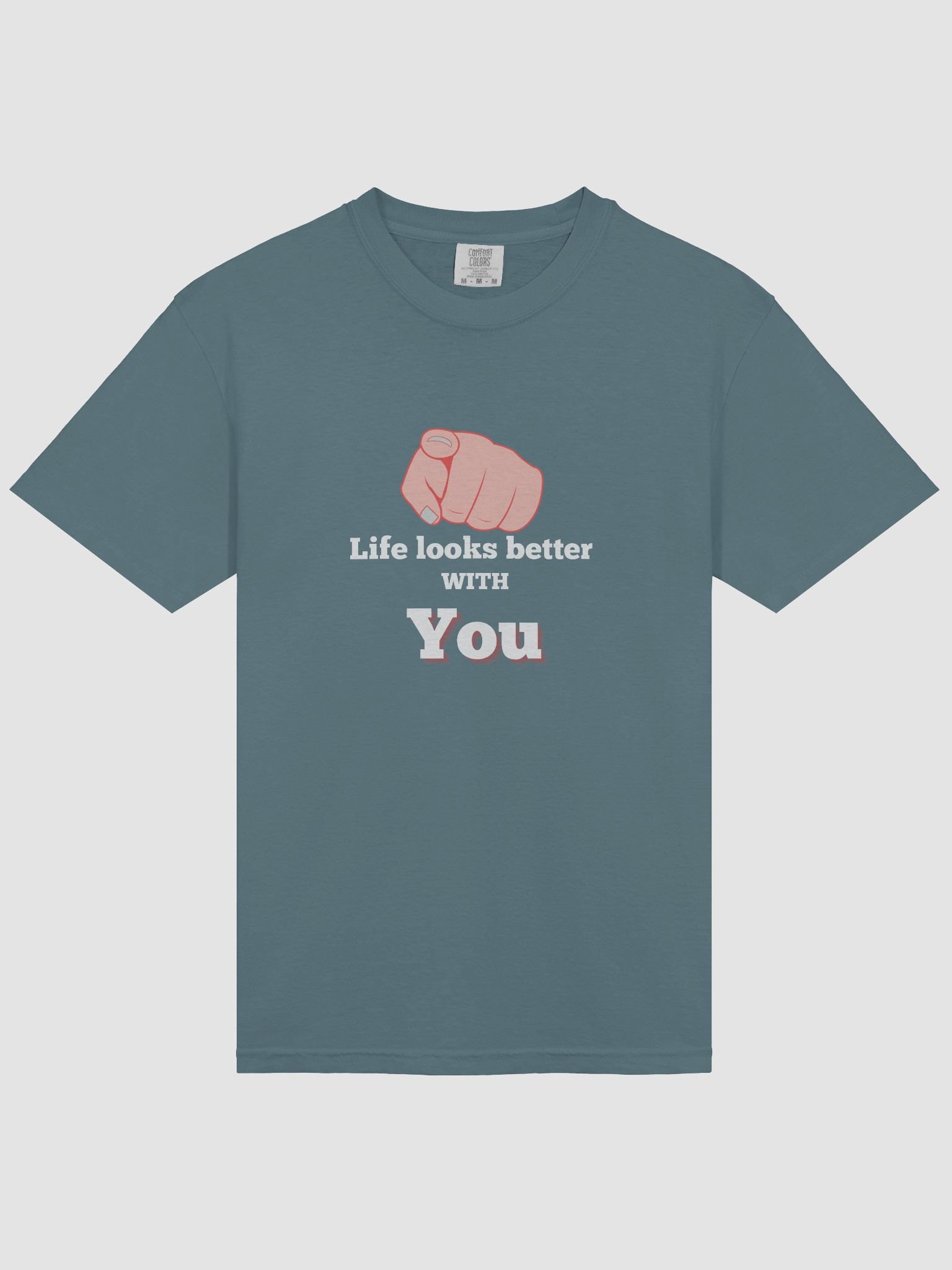 Trust The Connection: "Life Looks Better with You" Statement Tee product image (14)