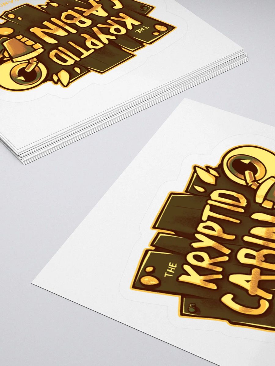 The Kryptid Cabin Kiss Cut Sticker product image (4)
