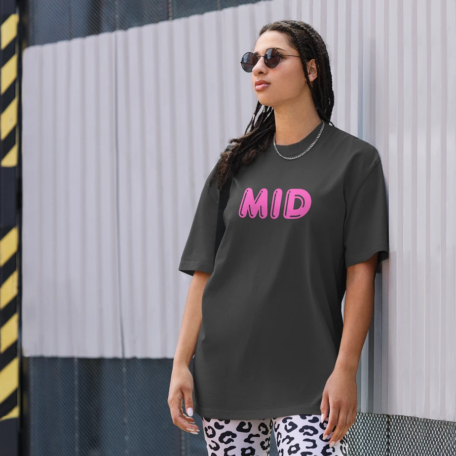 Mid Pink Print Oversized T-shirt product image (11)