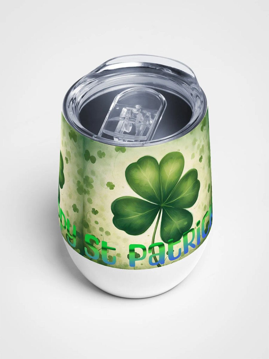 St Patrick’s Day Wine Tumbler product image (4)
