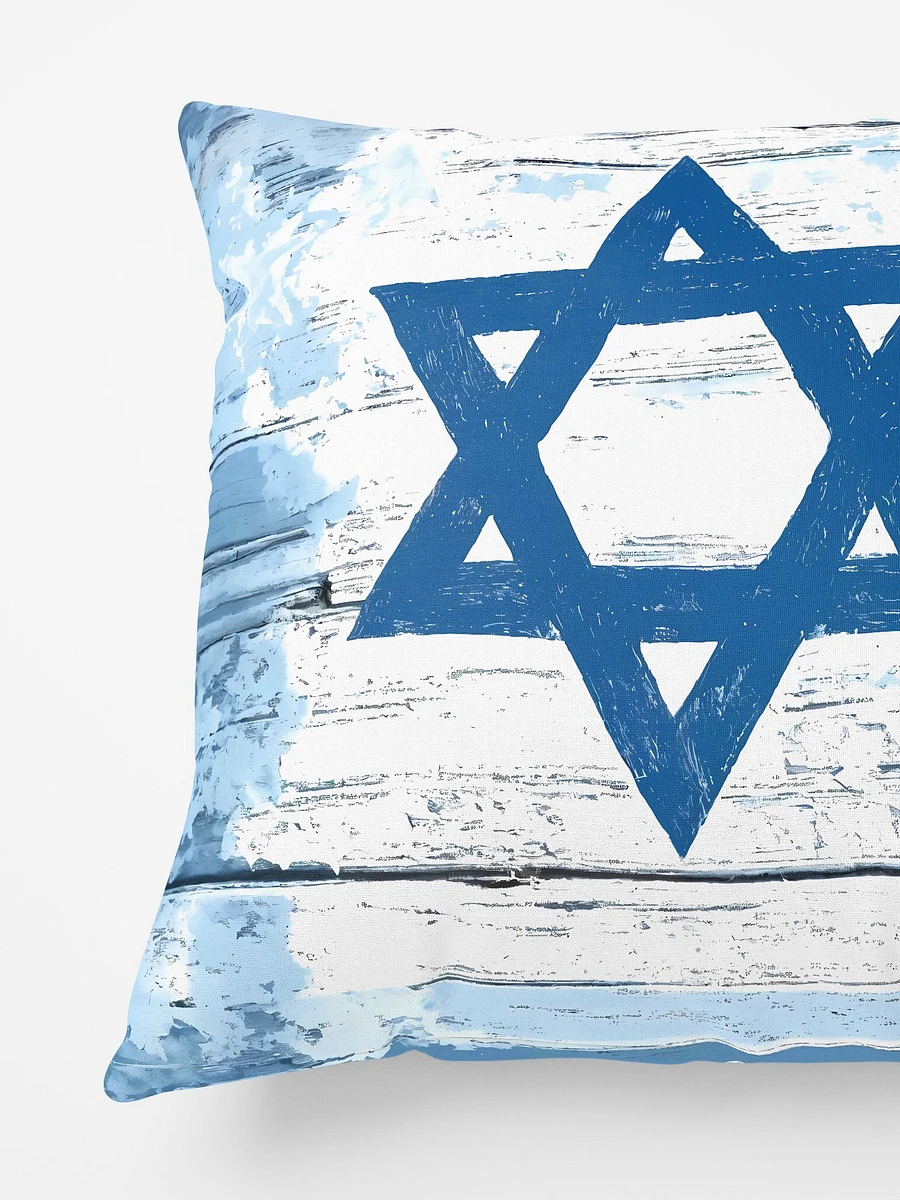 Blue Star of David Pillow in Shabby Chic Style product image (4)