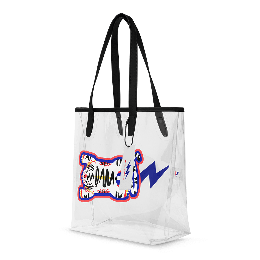 White Electric Tiger - Clear Tote product image (2)