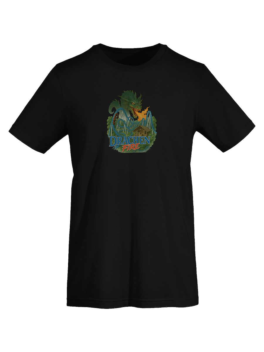 Vintage Drachen Fire Roller Coaster T-Shirt product image (33)
