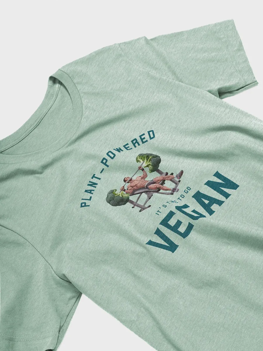 Plant Powered Vegan T-Shirt - 'It's Time to Go Vegan product image (14)