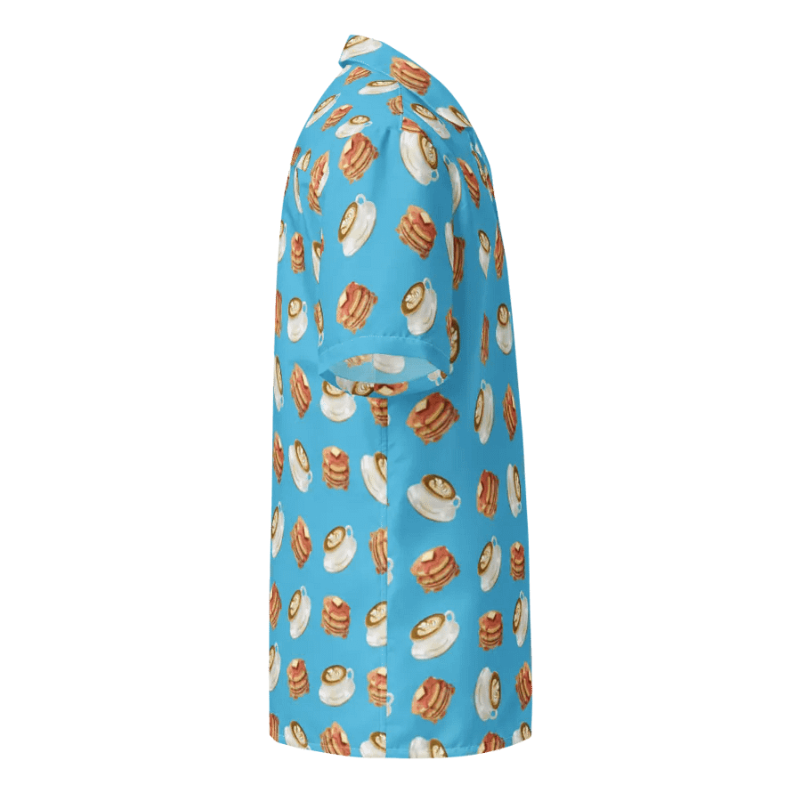Breakfast Tea Time Coffee Cafe Latte Pancake Hawaiian Shirt product image (10)