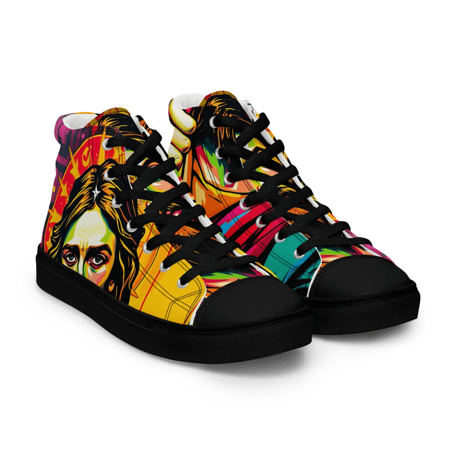 Divine pop art, Thumbs-Up Men's High Tops product image (8)