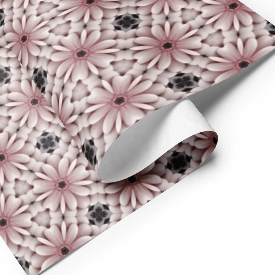 Pink Petal Bloom' wrapping paper product image (7)
