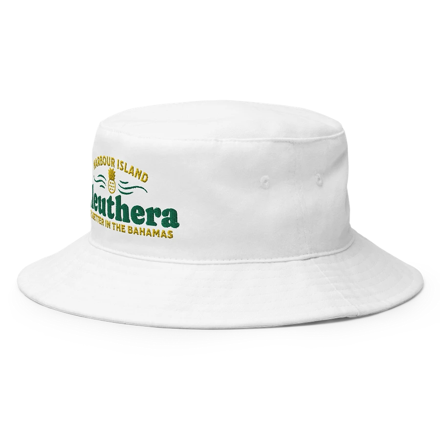 Harbour Island Eleuthera Bahamas Hat : It's Better In The Bahamas Pineapple Bucket Hat Embroidered product image (2)