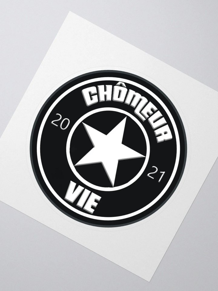 STICKER CHÔMEUR VIE product image (2)