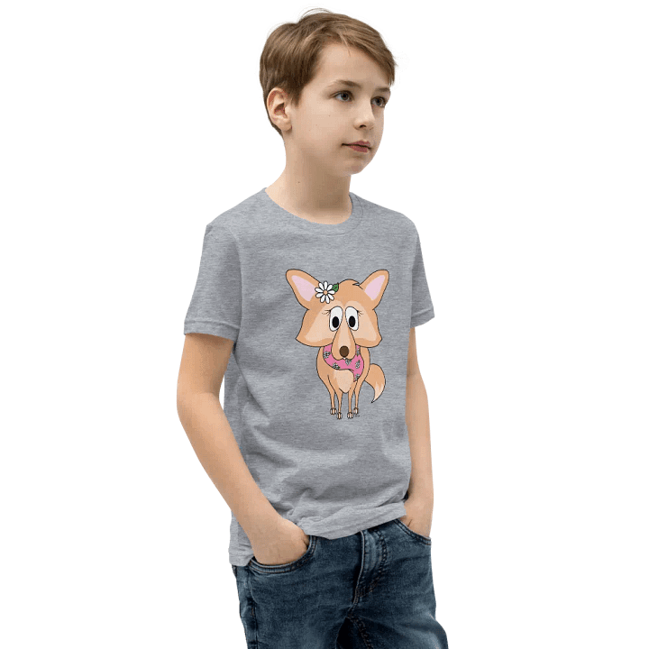Floral Pup Youth T-Shirt product image (49)