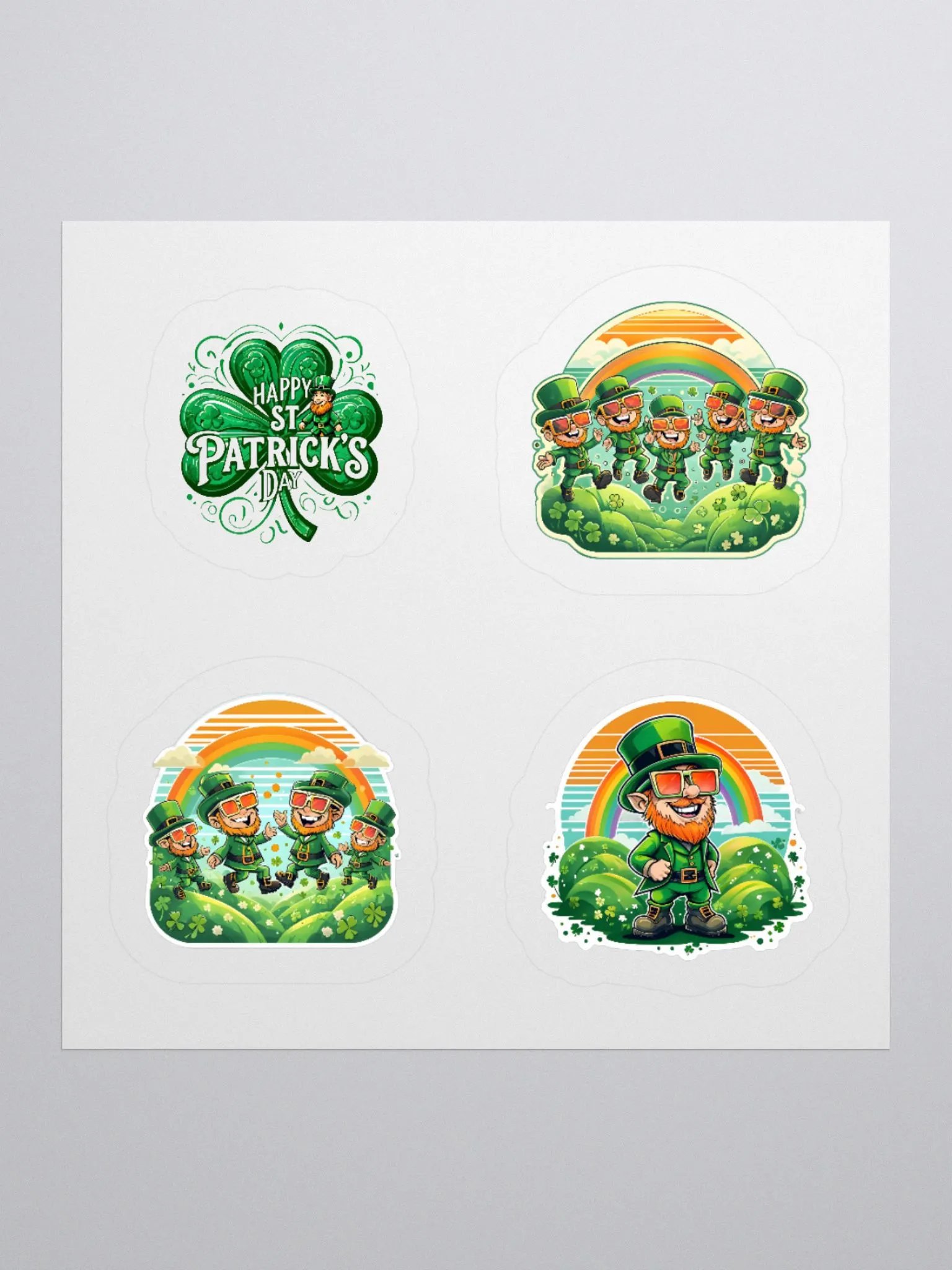 Leprechaun Dance Party Stickers product image (1)