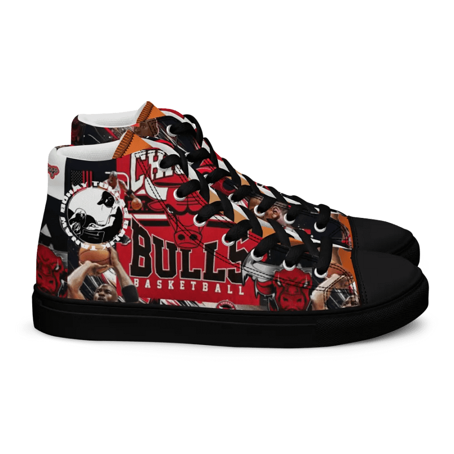 Buhay Tuklas Chicago Bulls Men's High Top Canvas Shoes product image (2)