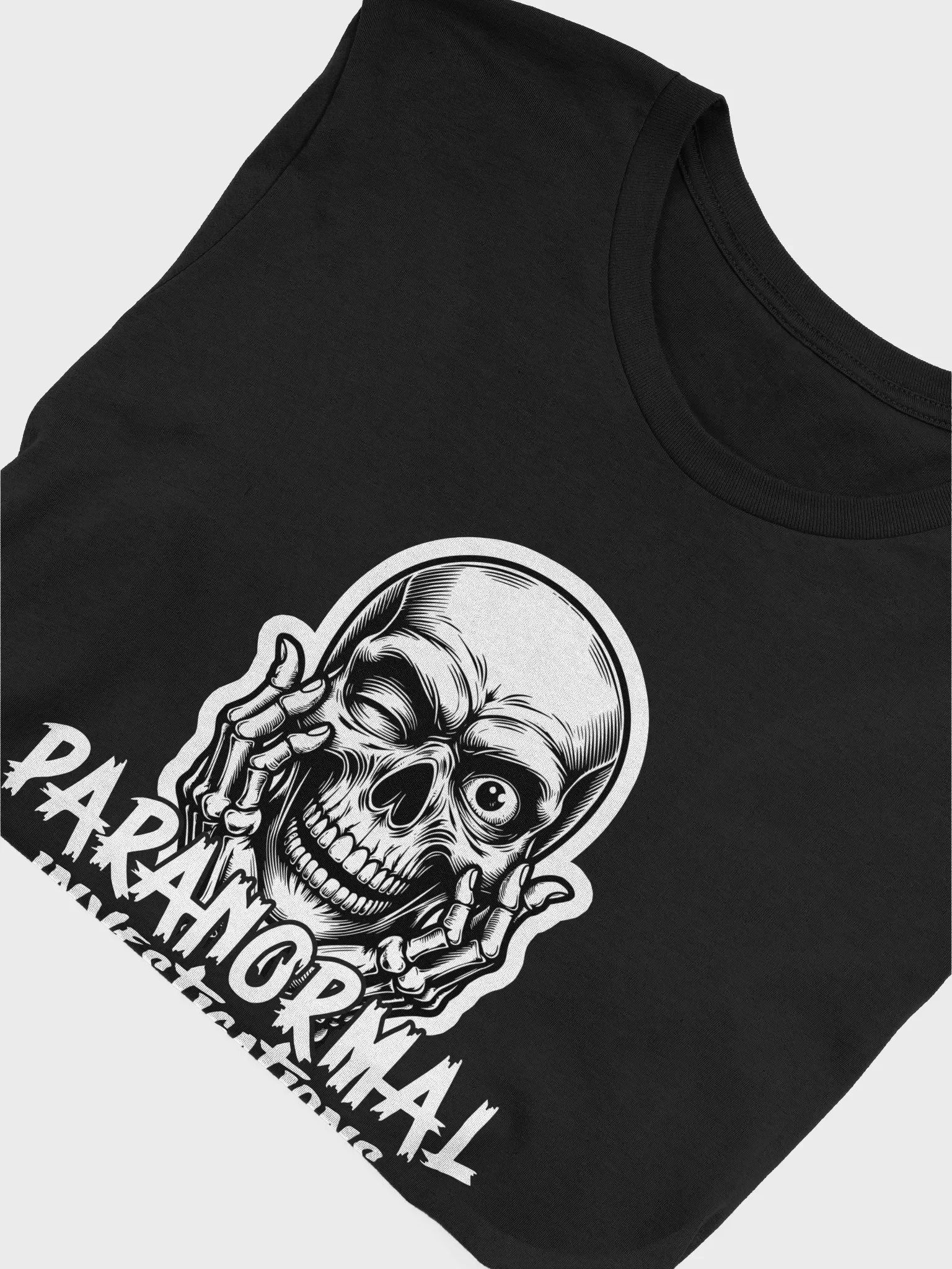 Winking Skull Paranormal T-Shirt product image (55)