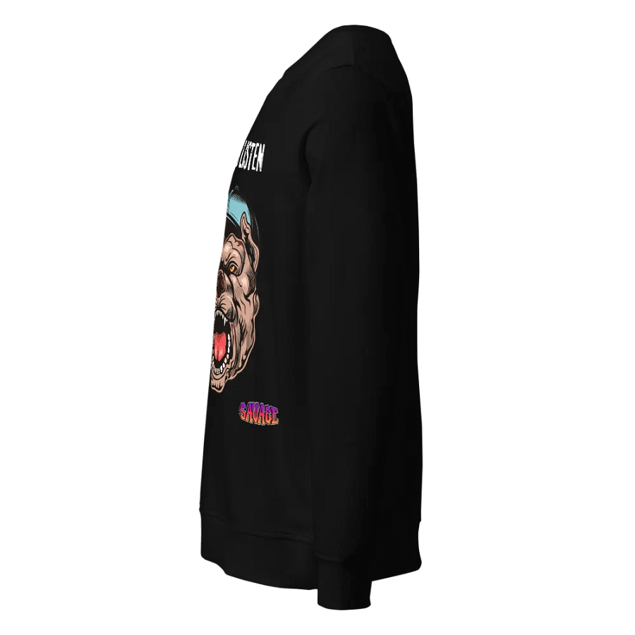Savage Dog Teal Cap Sweatshirt product image (3)