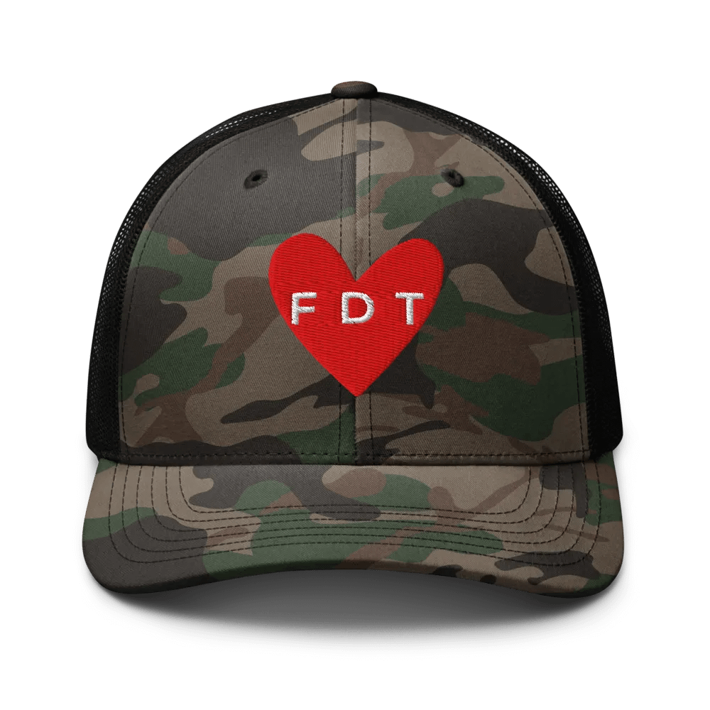 FDT Camo Trucker Hat. product image (1)