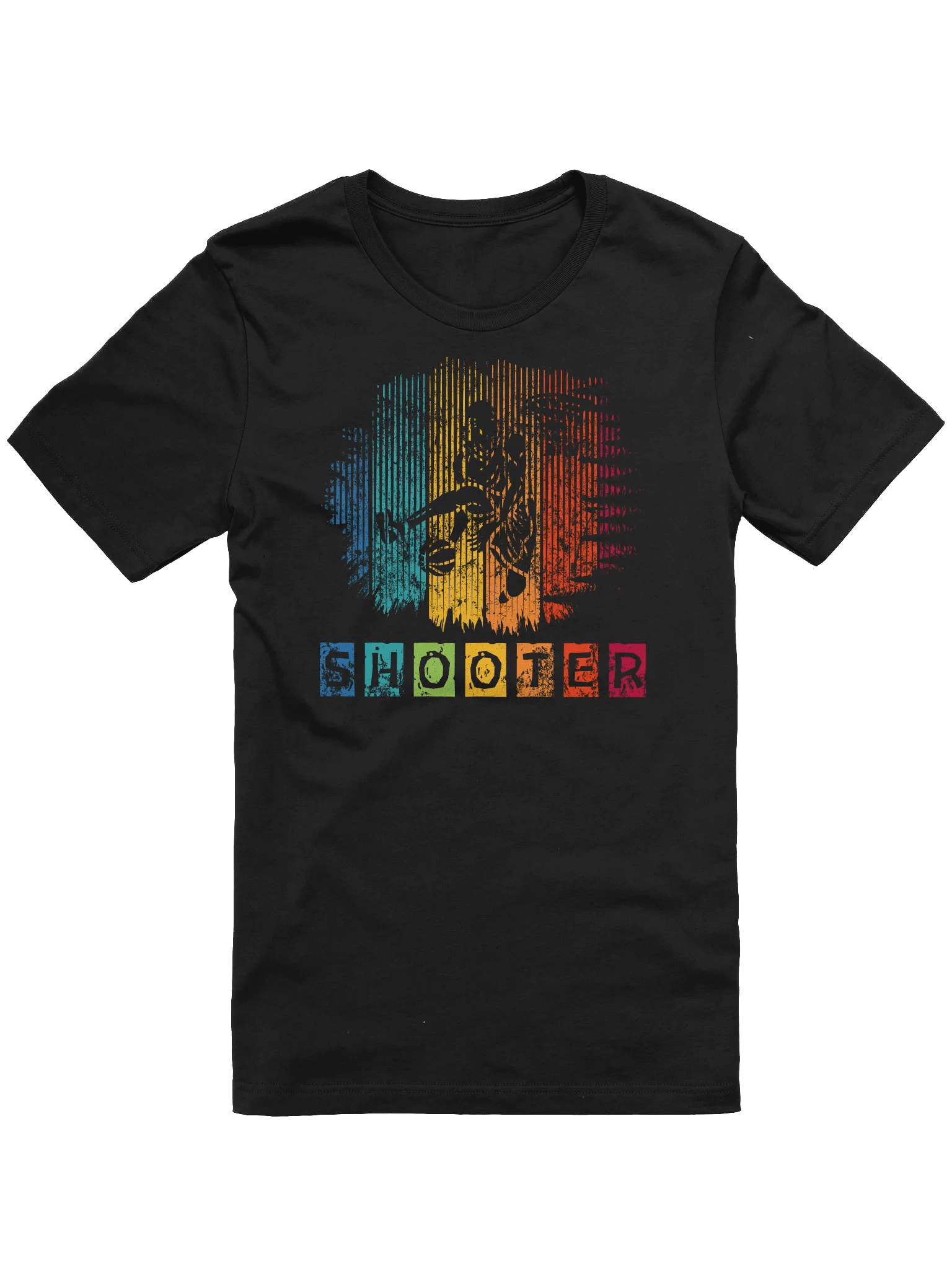 Retro 90s Shooter T-Shirt – Vintage Basketball Design for Hoops Fans & Streetball Culture product image (5)