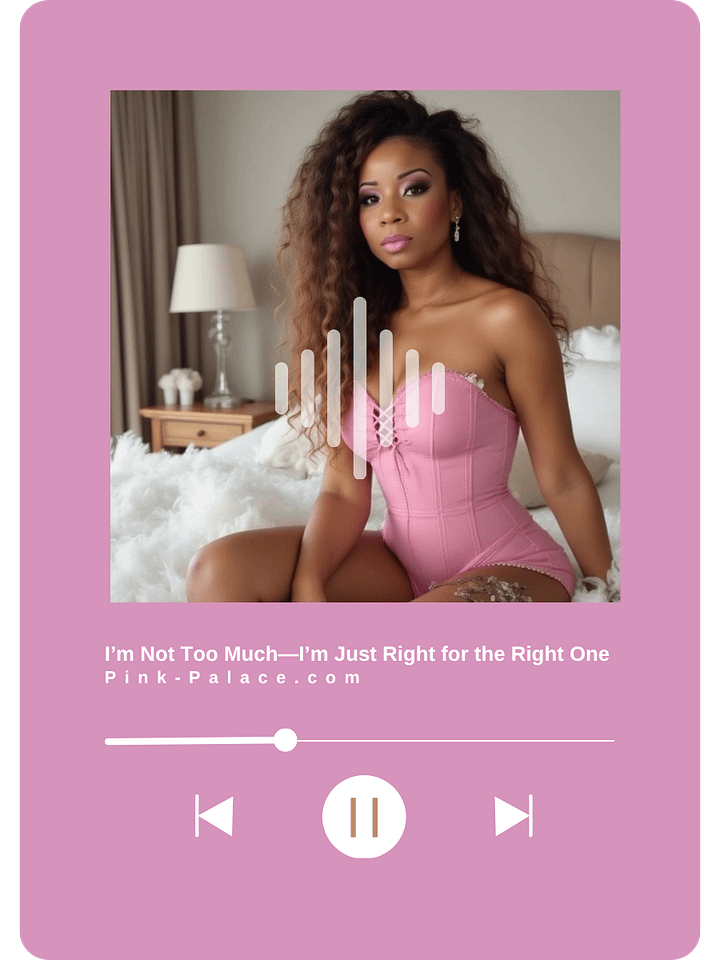 I’m Not Too Much—I’m Just Right for the Right One product image (1)