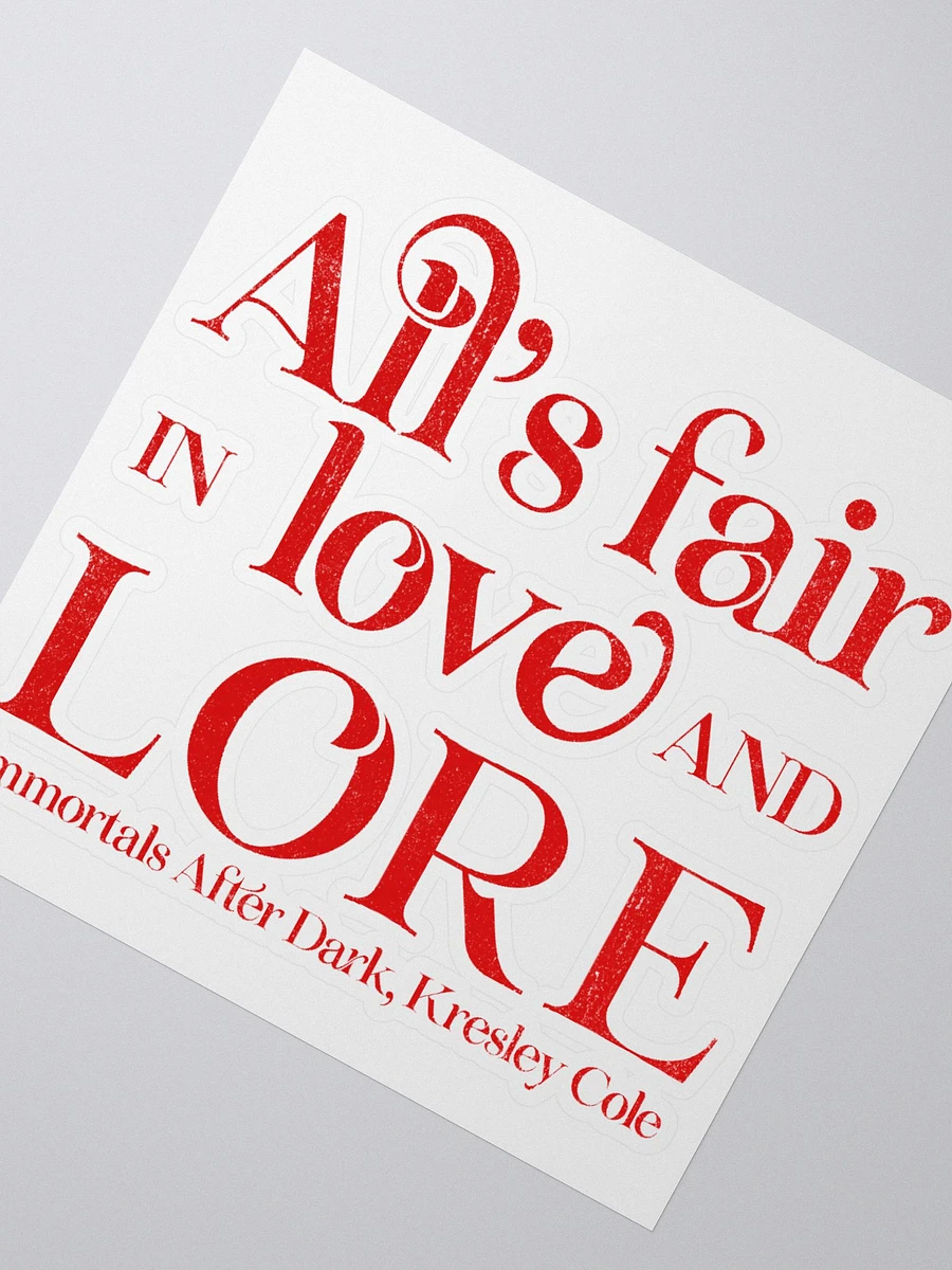 All's Fair In Love Sticker product image (2)
