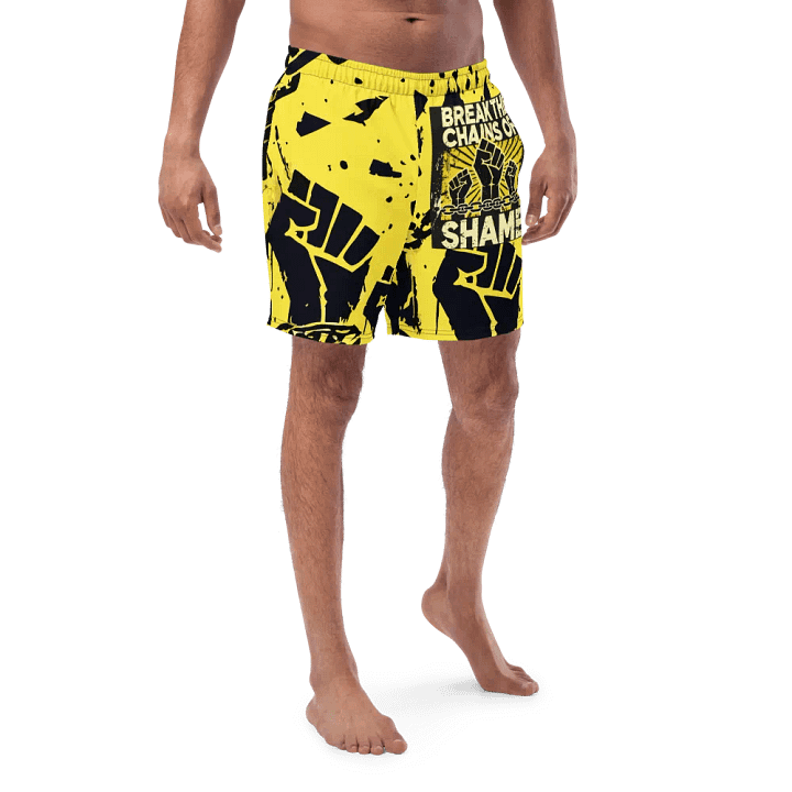 Liberation Fist All-Over Swim Trunks product image (1)