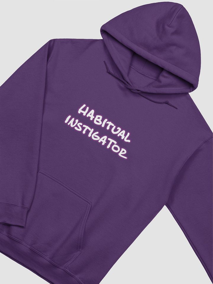 HABITUAL INSTIGATOR (lined design, #763D7D) classic hoodie product image (49)