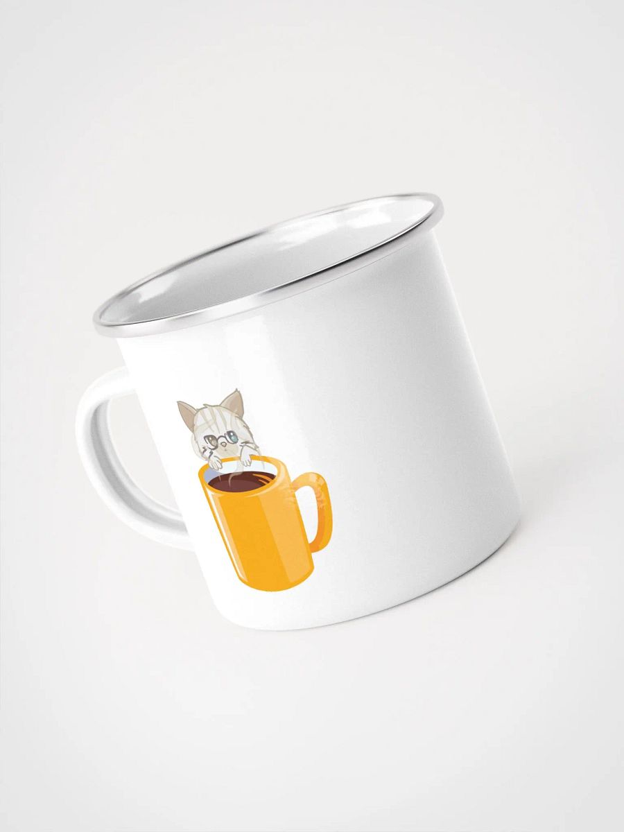 Cozy Cat Vibes || Enamel Mug product image (4)