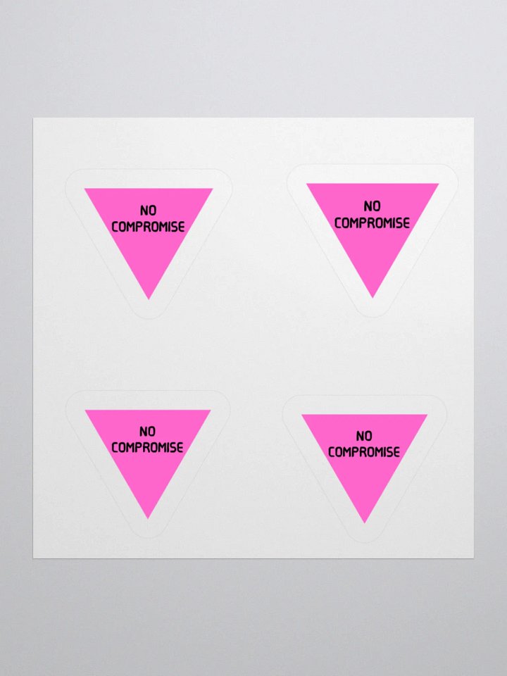 NO COMPROMISE STICKERS product image (1)