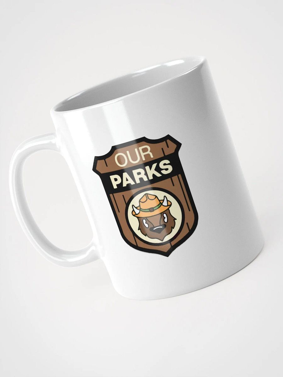 We've been DEFUNDED Smokey Our Parks Bear Coffee Tea Mug 3 SIZES! Ceramic Glossy White Cafe Cup product image (3)