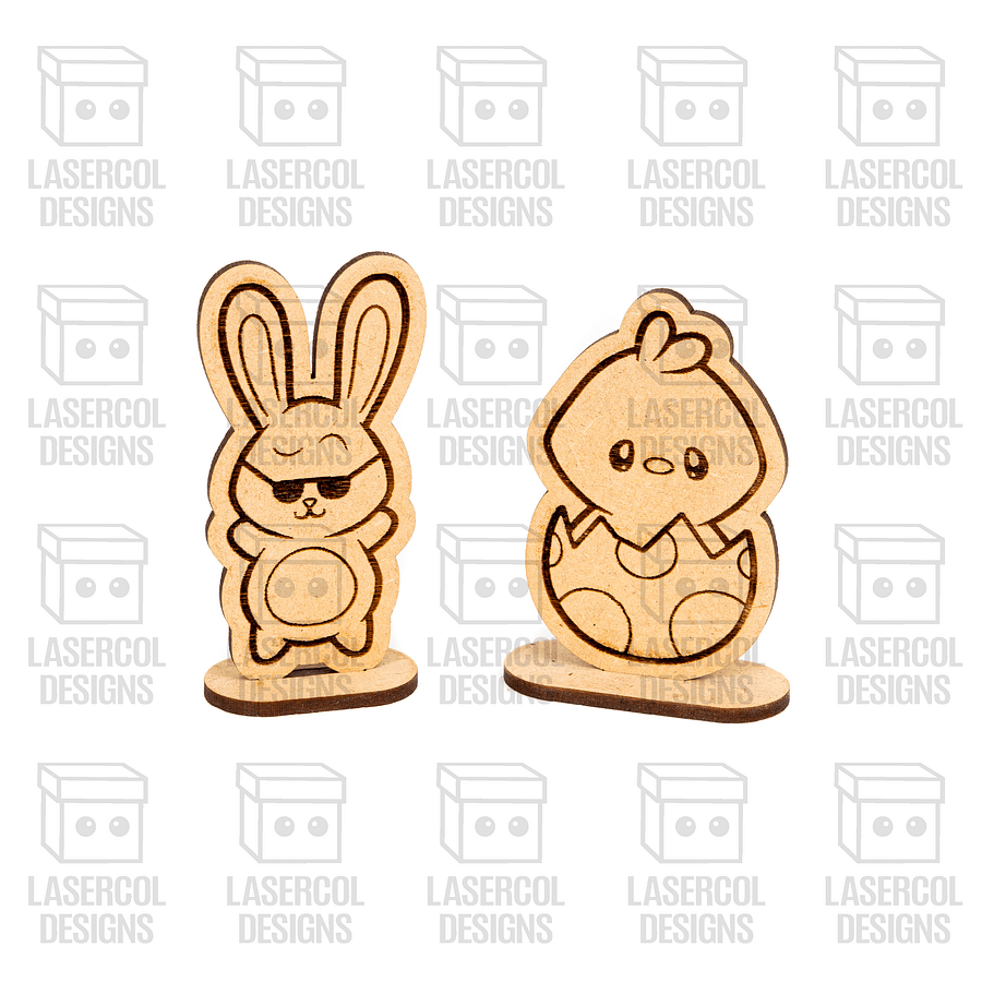 Easter Cutouts With Base Set 5 - Laser Cut Files product image (9)