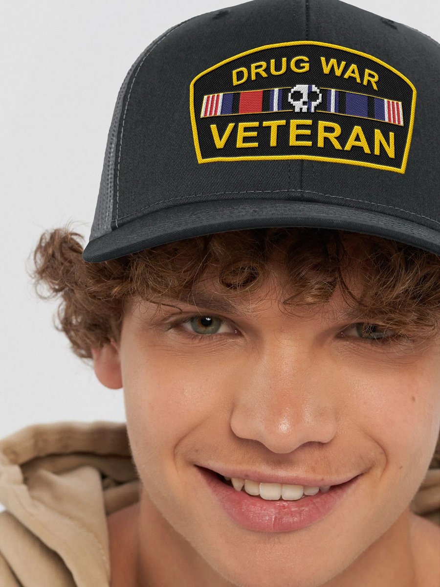 Veteran's Drug War Trucker Hat product image (31)